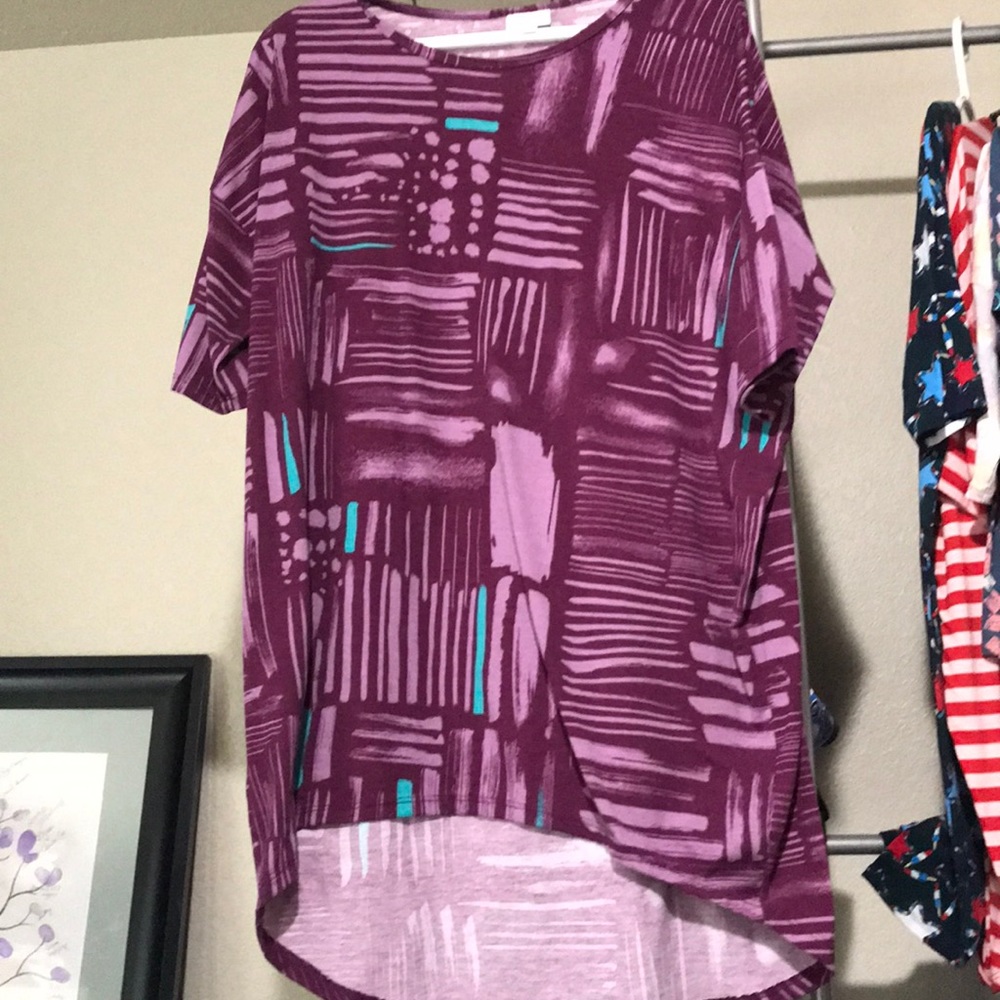 S purple and teal Irma LuLaRoe